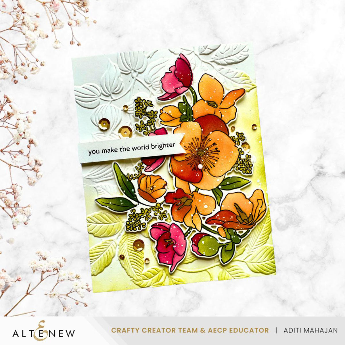 Altenew Build-A-Garden Hellebore Haven Set alt11130bn colorful