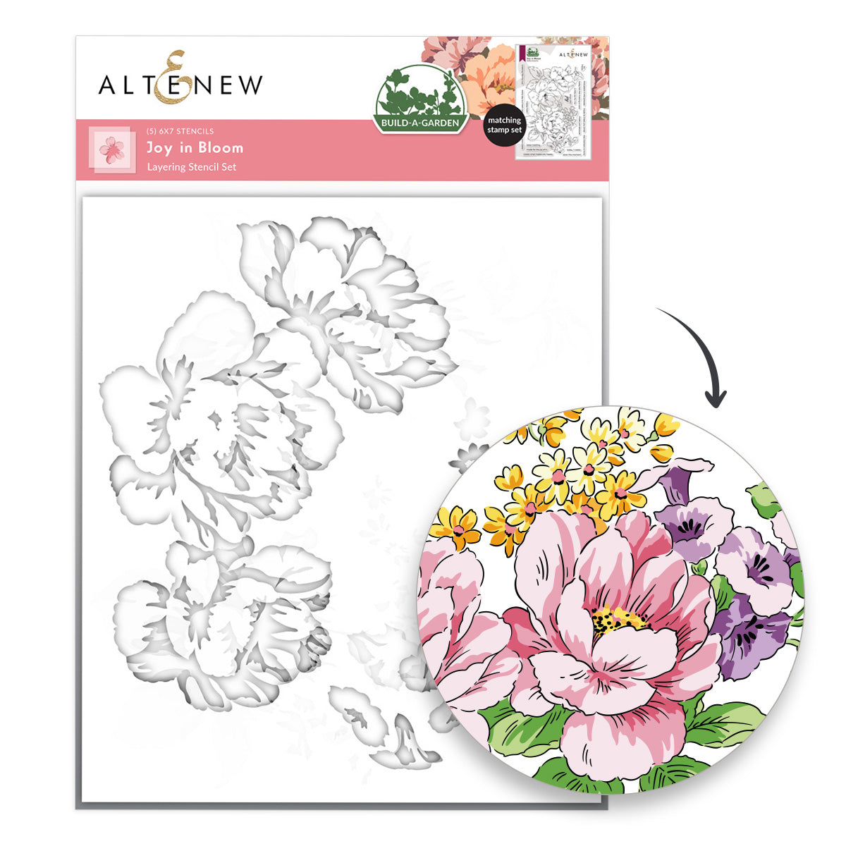 Altenew Build-A-Garden Joy in Bloom alt11643bn product image 2