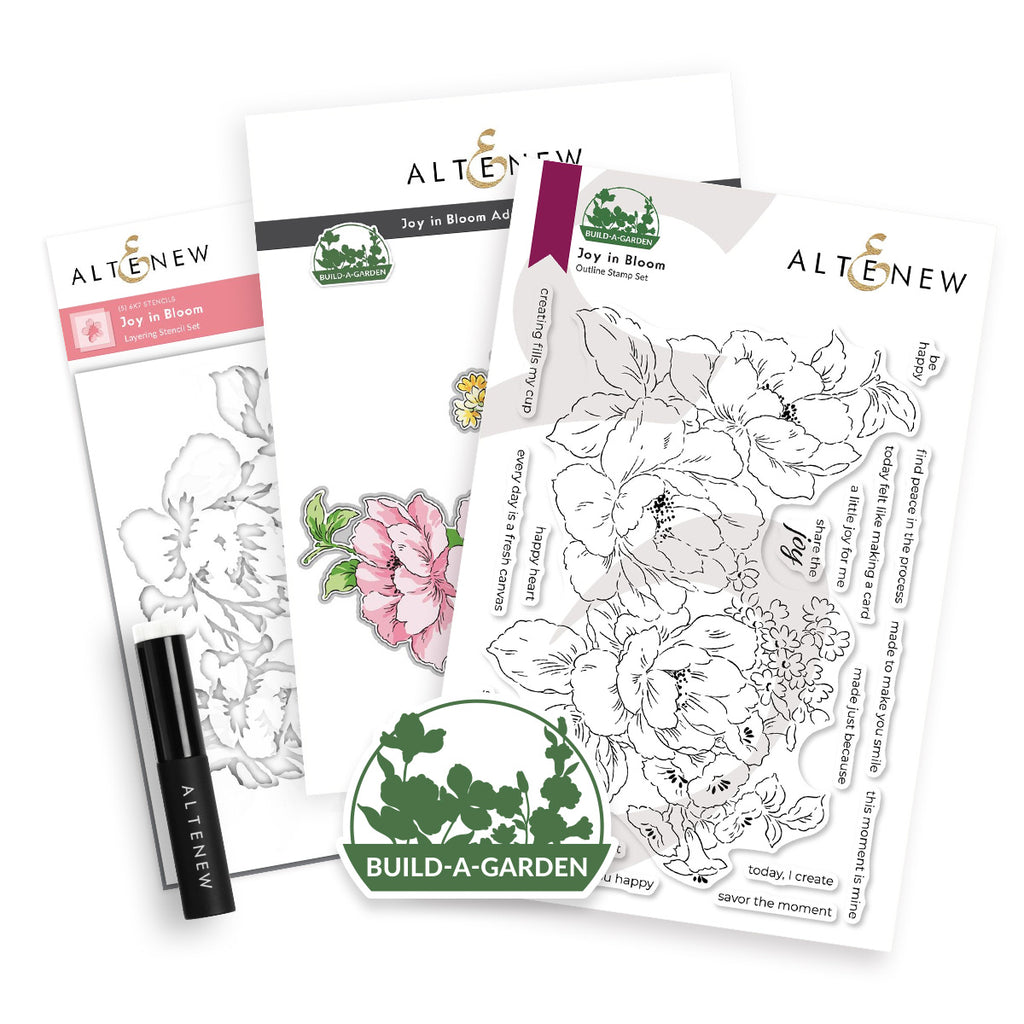 Altenew Build-A-Garden Joy in Bloom and Add-on Die Set