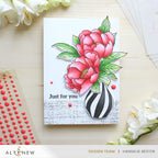 Altenew Build-A-Garden Lovely Rose Peony Add-On Dies alt10291