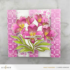 Altenew Build-A-Garden Peruvian Lily and Add-On Die Set pink 