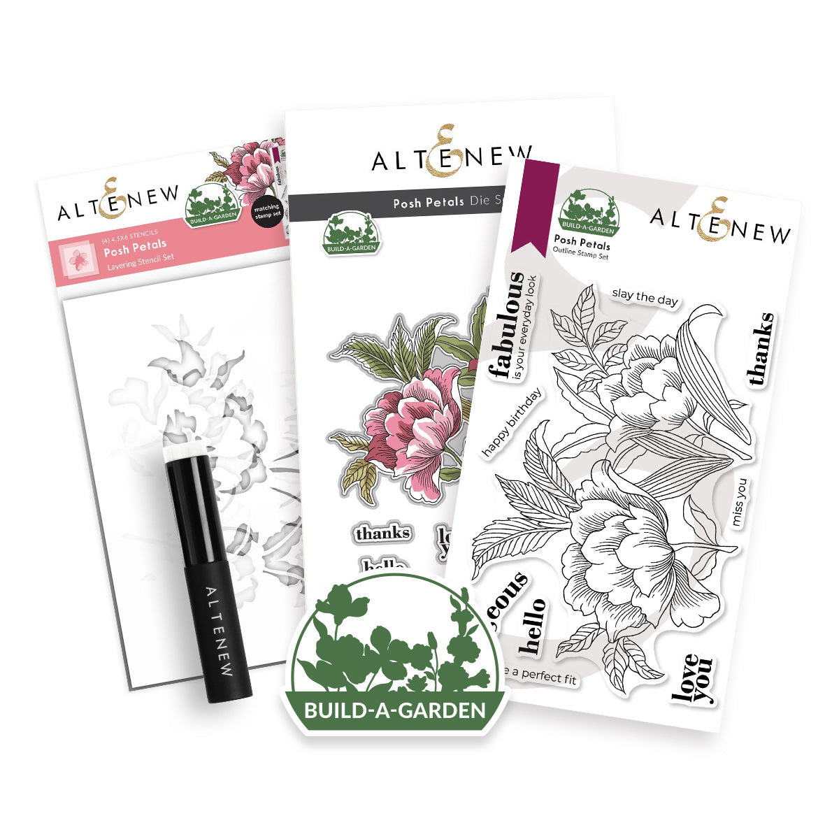 Altenew Build-A-Garden Posh Petals alt11254bn