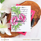 Altenew Build-A-Garden Scripted in Bloom and Add-on Die Set happy birthday