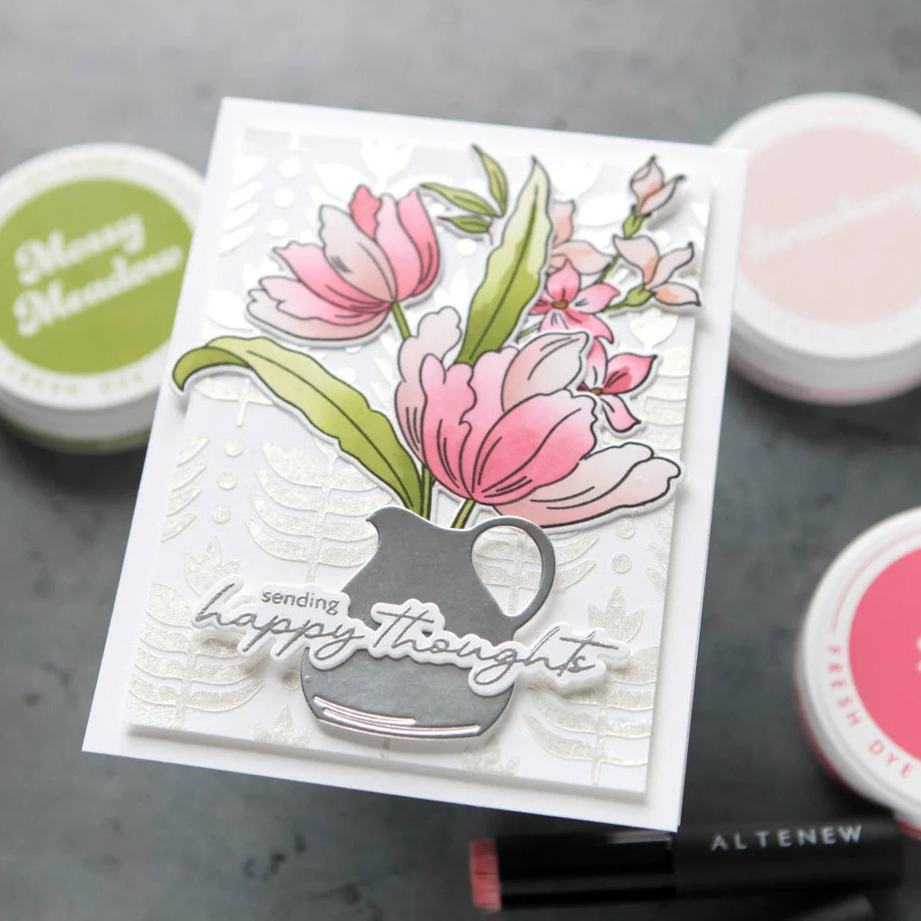 Altenew Build-A-Garden Serene Blooms Set alt11020bn happy thoughts | color-code:ALT01