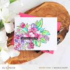 Altenew Build-A-Garden Softly Sketched Blooms Set alt11507bn wishing you a lovely day card