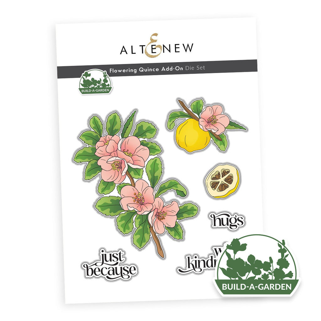 Altenew Build A Garden Flowering Quince Add On Dies alt10653