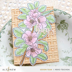 Altenew Build A Garden Flowering Quince Add On Dies alt10653 hugs