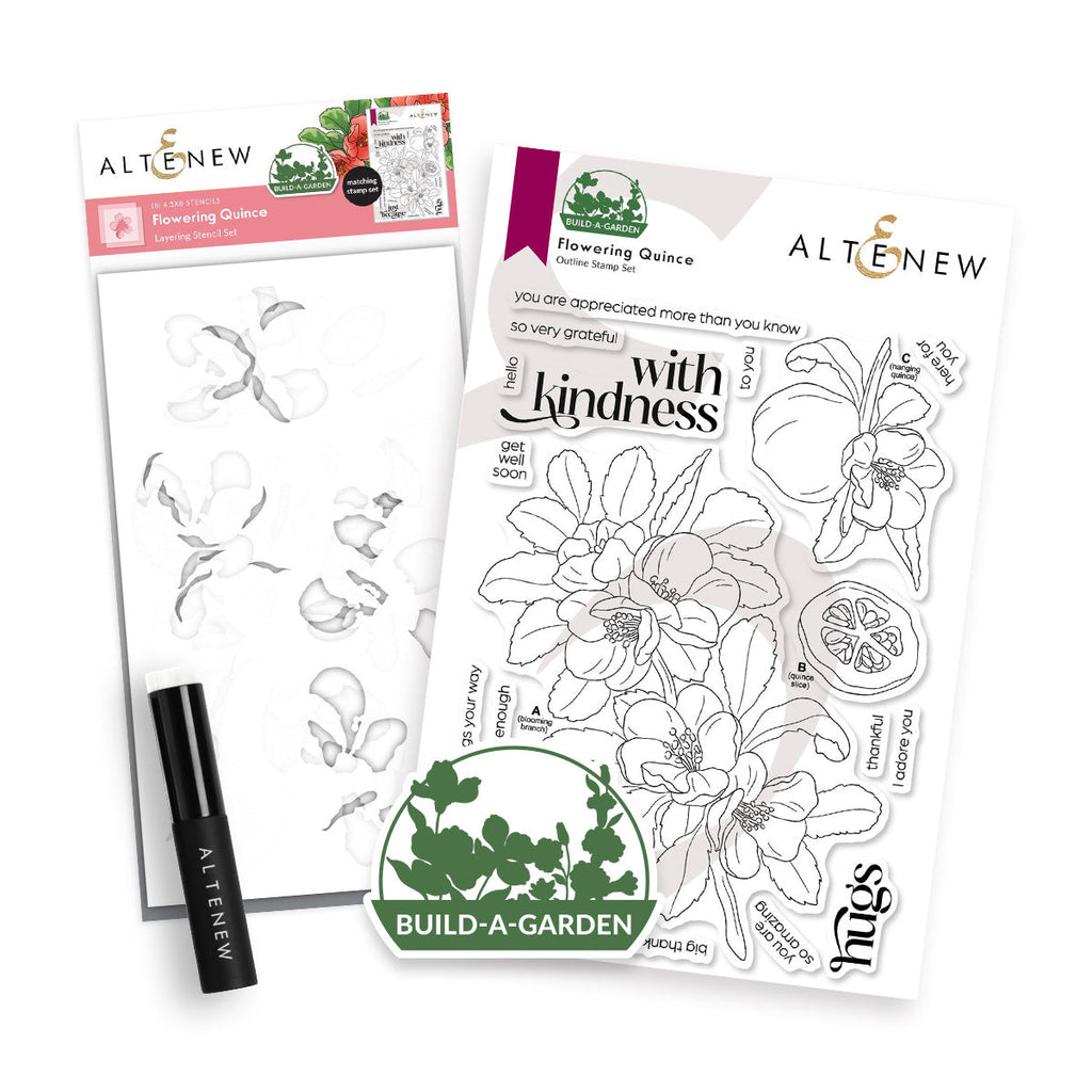 Altenew Build A Garden Flowering Quince Set alt10652bn