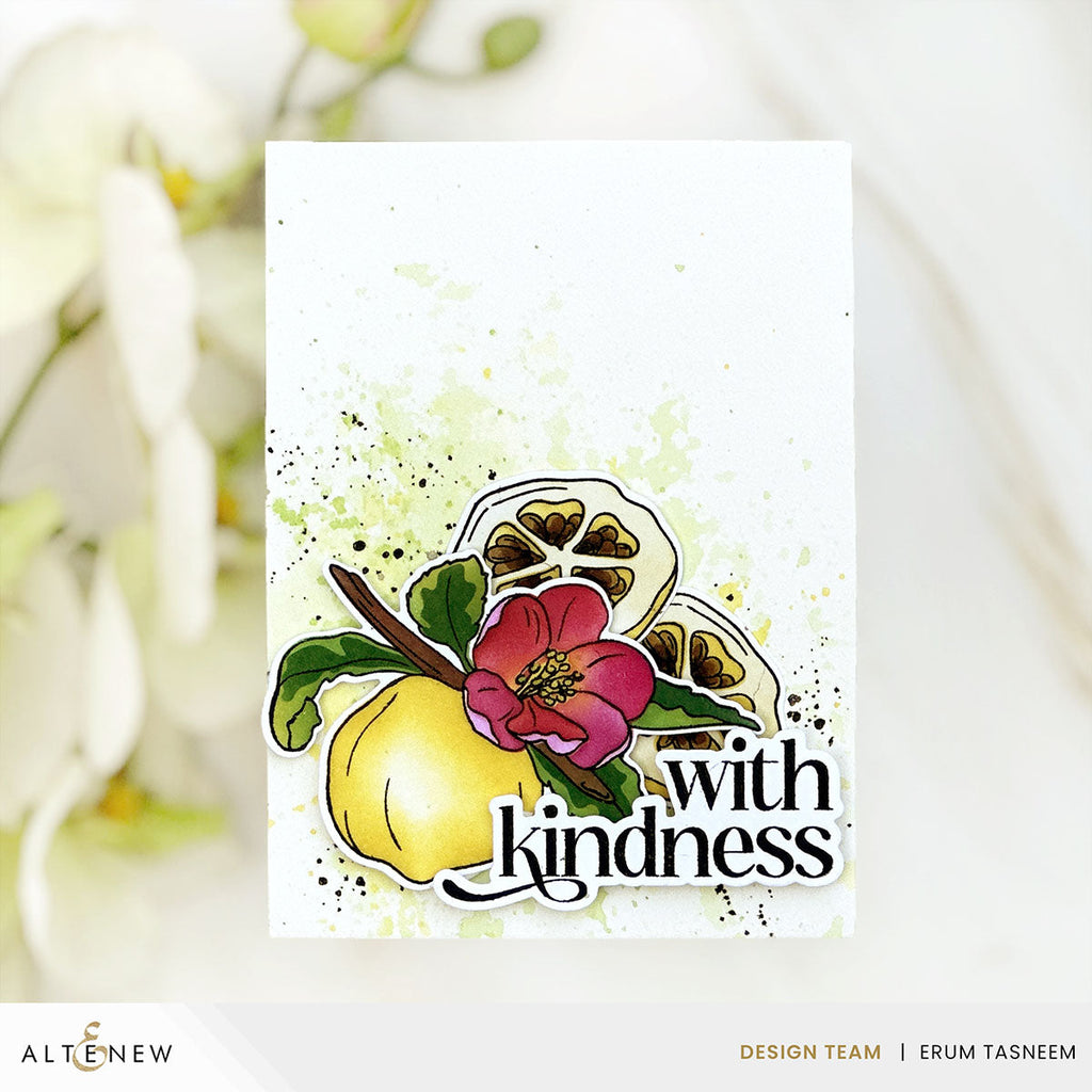 Altenew Build A Garden Flowering Quince Set alt10652bn kindness