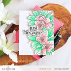 Altenew Build A Garden Flowering Quince Set alt10652bn  pink