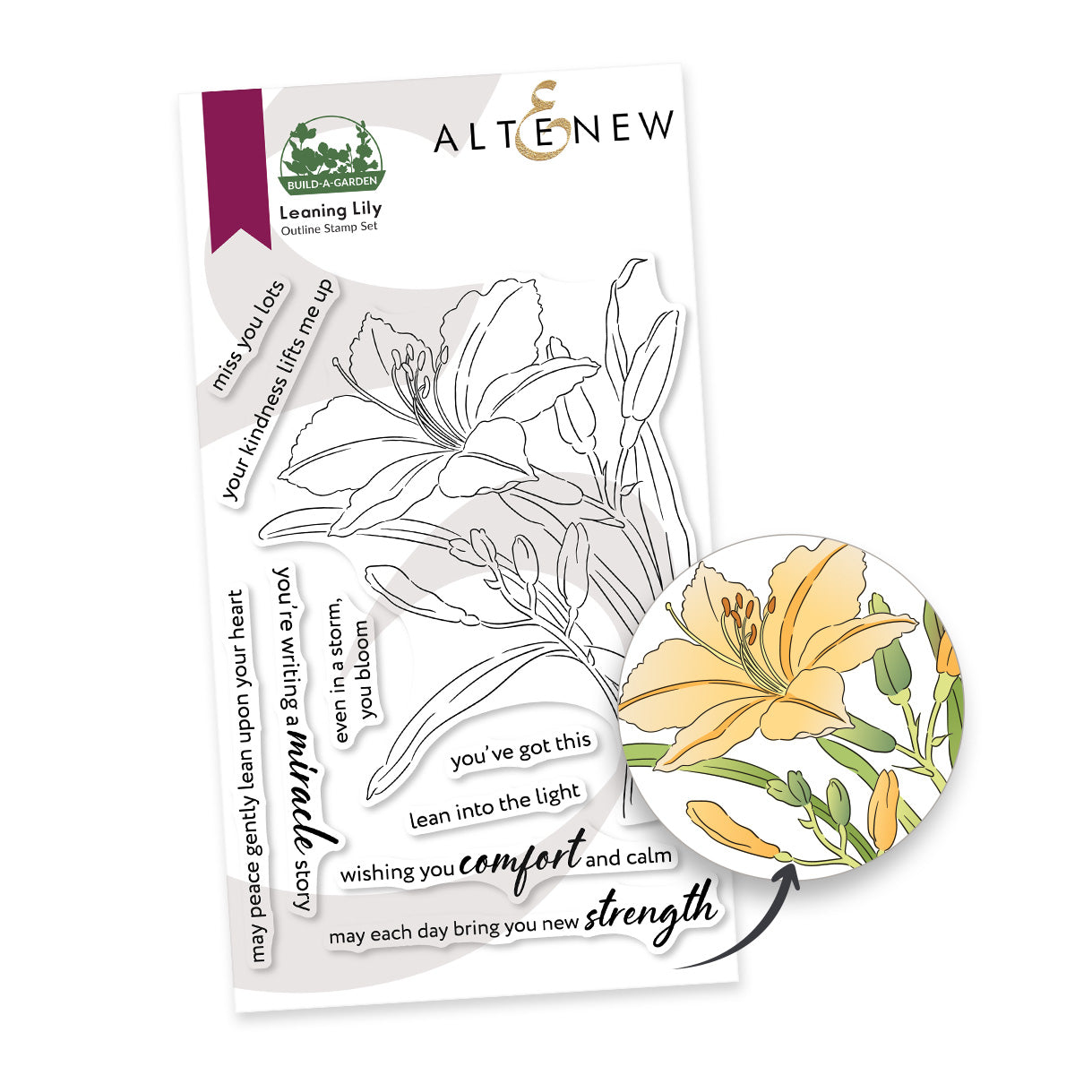 Altenew Build A Garden Leaning Lily Set alt11345bn – Simon Says Stamp