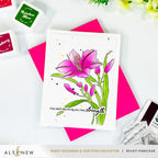 Altenew Build A Garden Leaning Lily Set alt11345bn pink flowers
