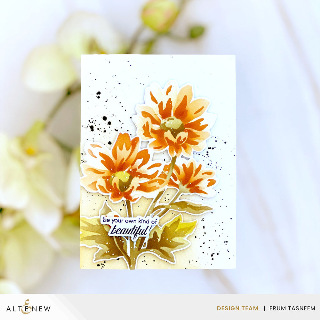 Altenew Build A Garden Oxeye Daisy Set alt10744bn orange