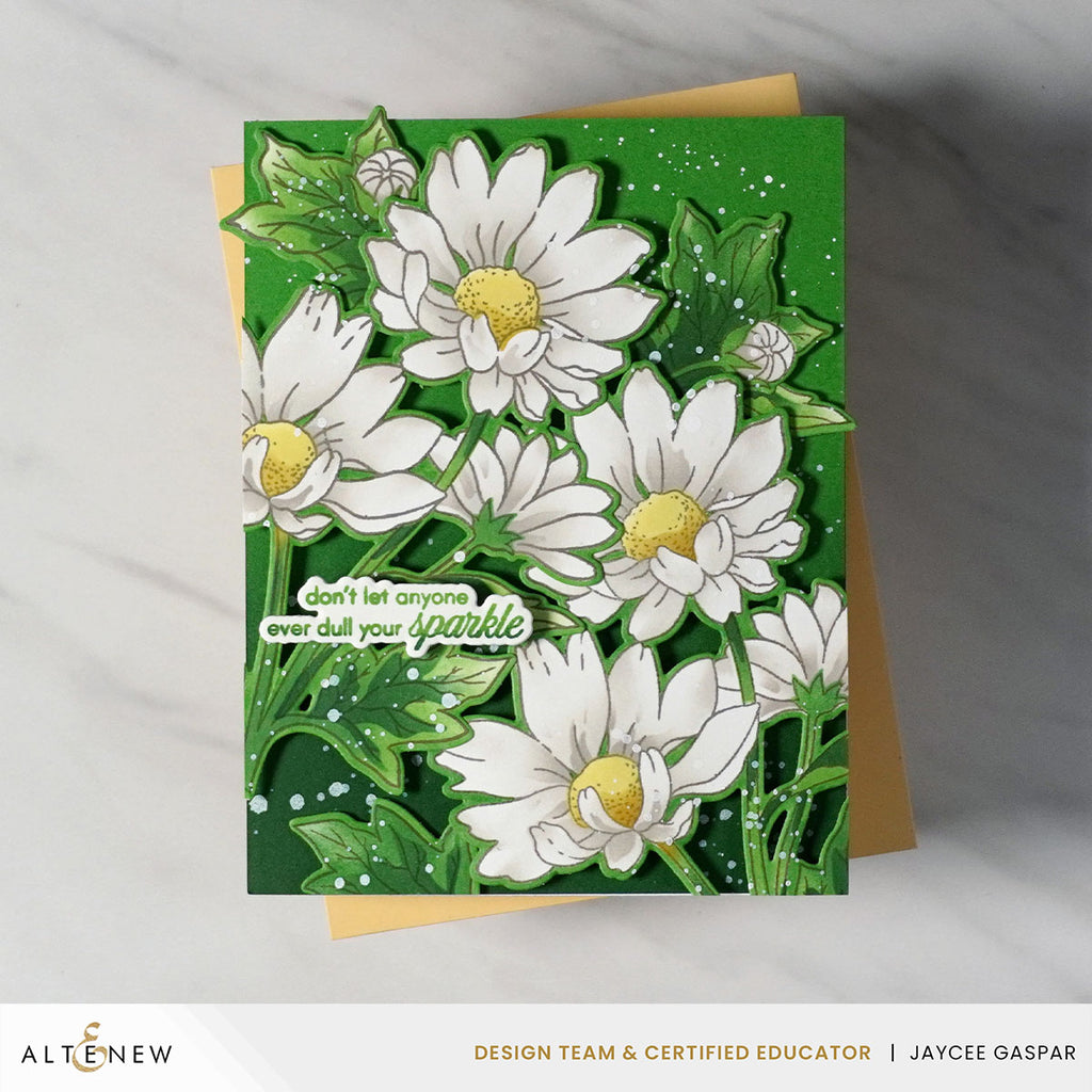 Altenew Build A Garden Oxeye Daisy Set alt10744bn white