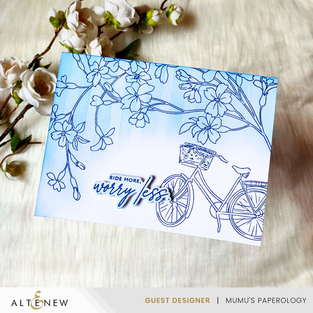 Altenew Build A Garden Tranquil Trail Set alt10820bn blue