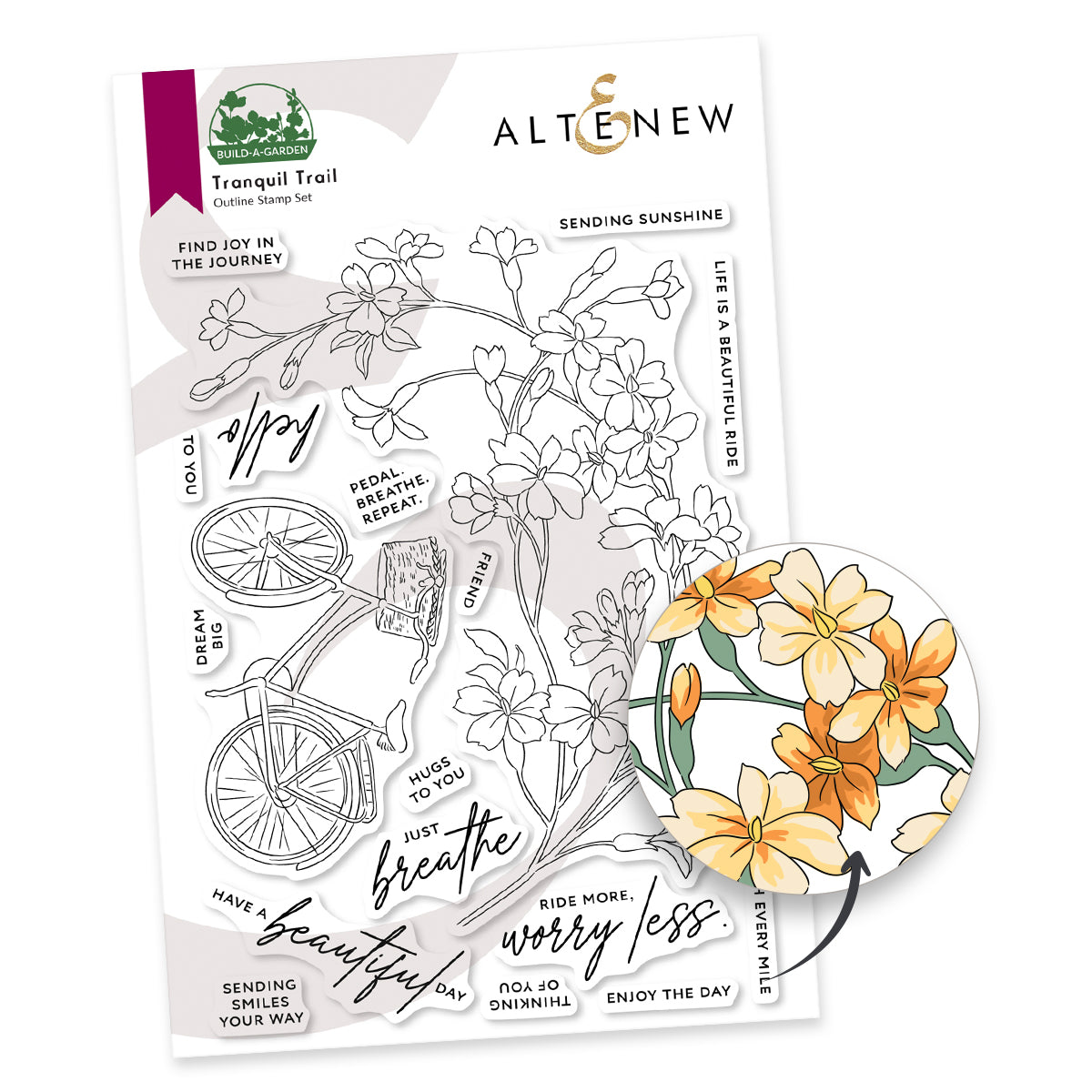 Altenew Build A Garden Tranquil Trail Set alt10820bn product image 1