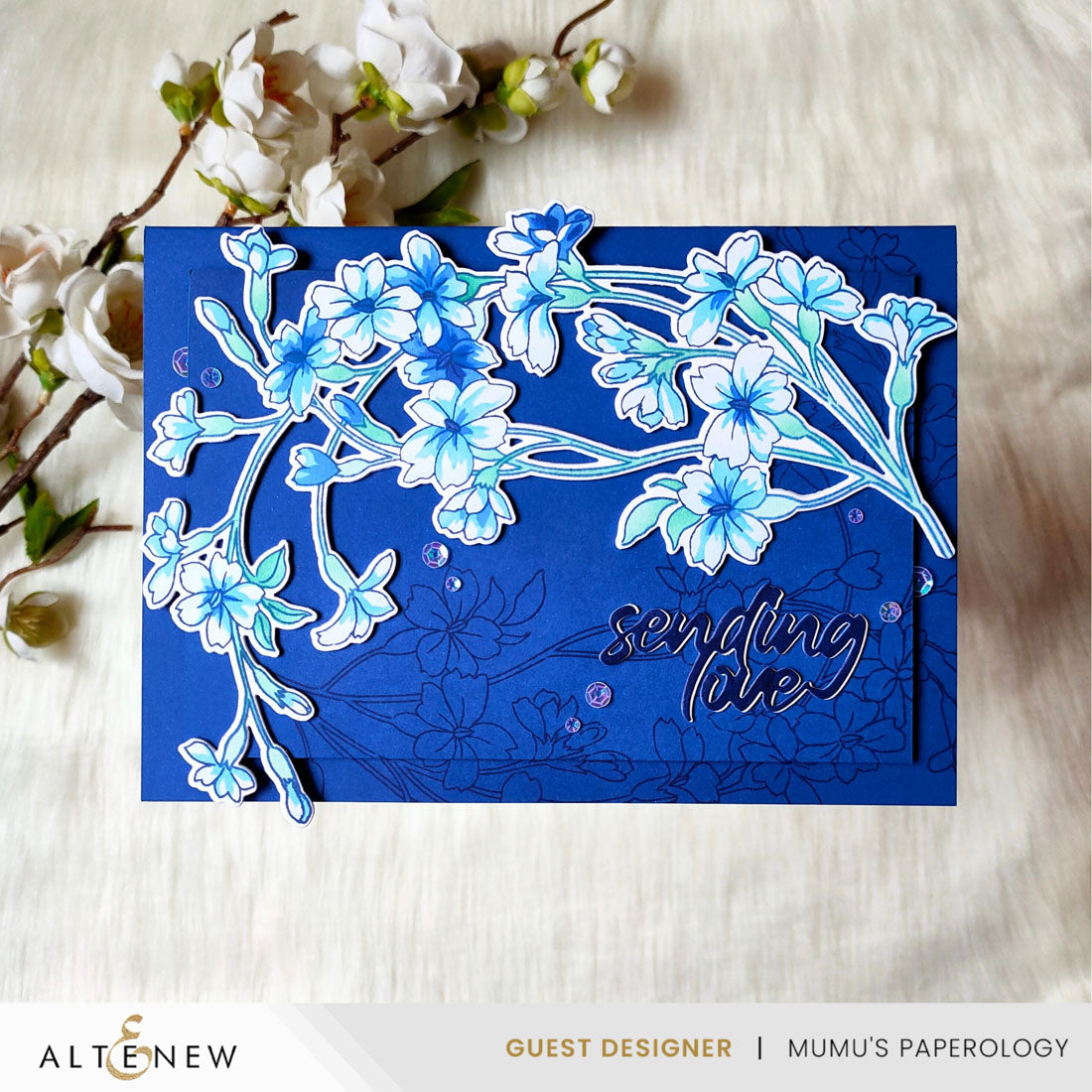 Altenew Build A Garden Tranquil Trail Set alt10820bn sending love