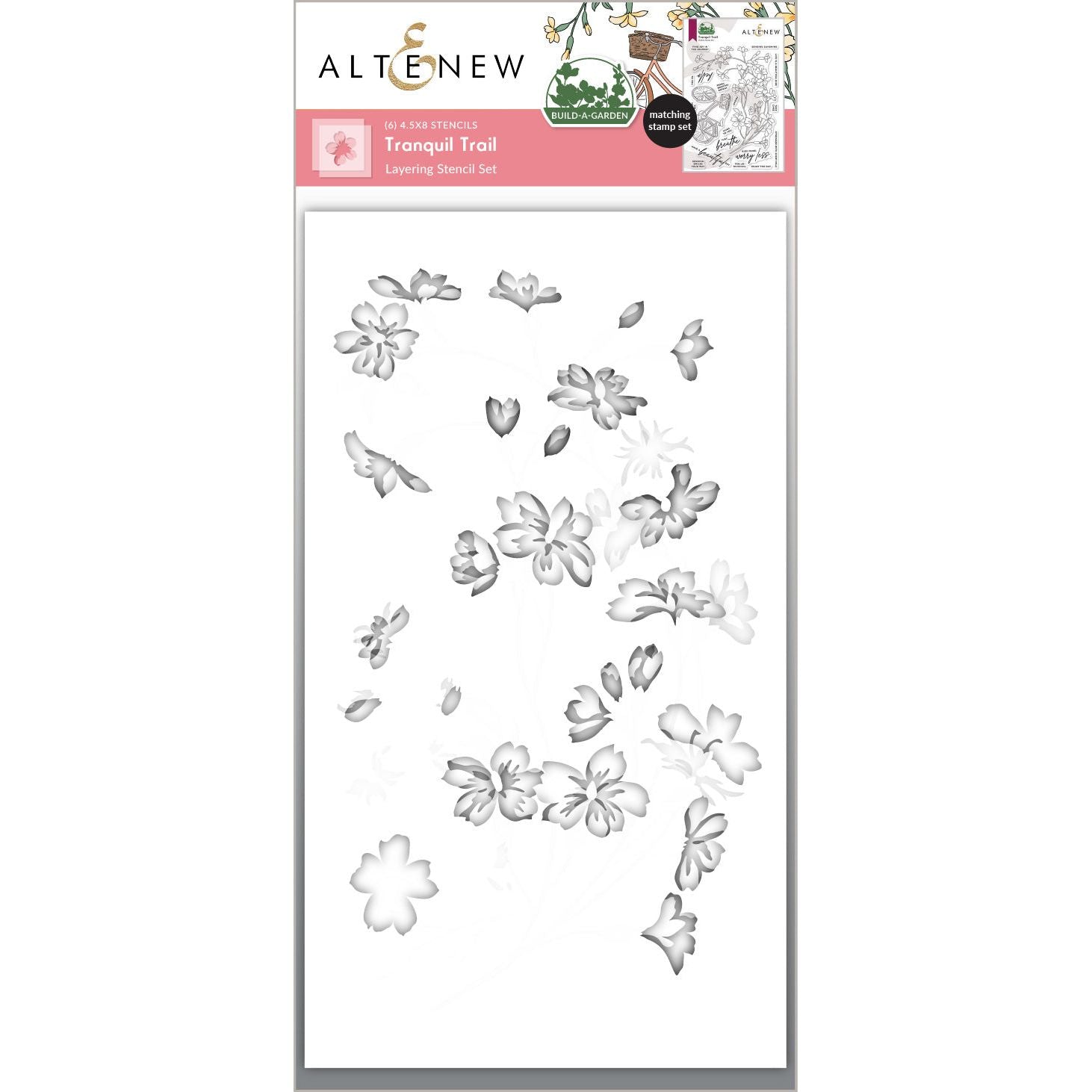 Altenew Build A Garden Tranquil Trail and Add on Die Set product image 2
