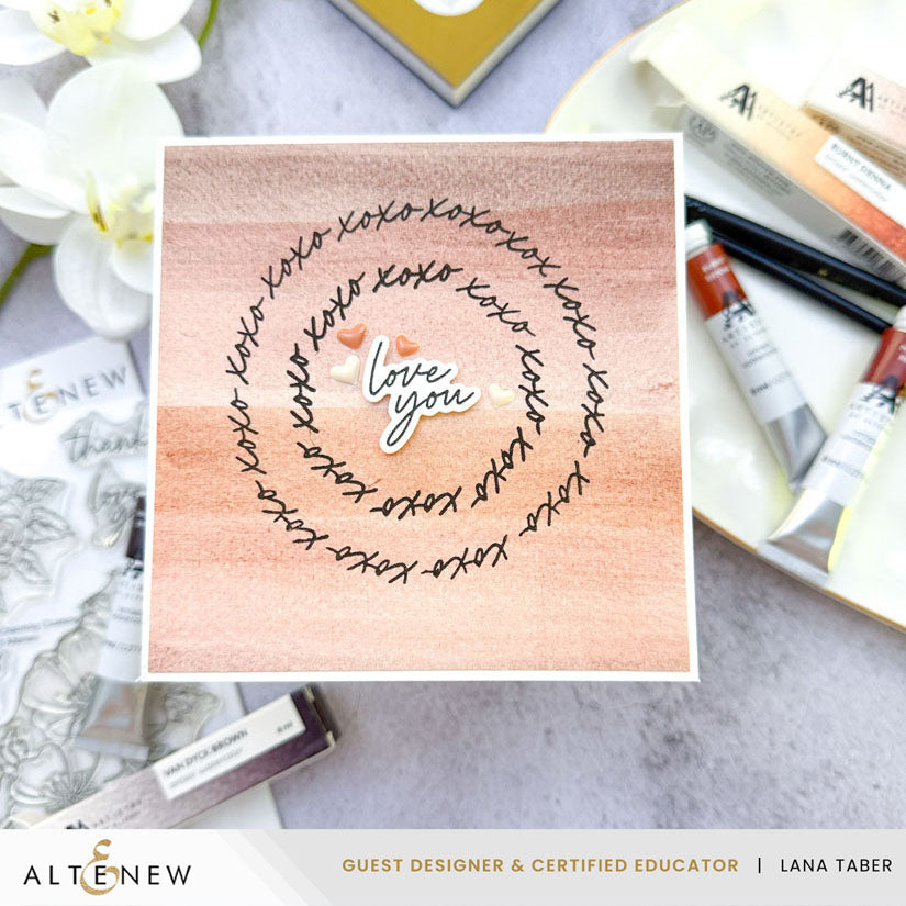 Altenew Burnt Sienna Artists Watercolor Tube alt11001 love you
