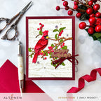 Altenew Cardinal Love Layering Dies alt10402 holidays