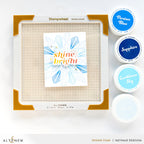 Altenew Caribbean Sky Fresh Dye Ink Pad alt8563 shine bright