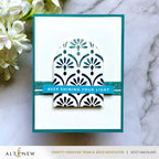 Altenew Cascading Elegance Stencil alt10783 keep shining