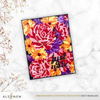 Altenew Cascading Flowers Clear Stamps alt10132 bright colors