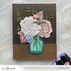 Altenew Charming Flowers Clear Stamps alt10369 flower vase