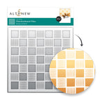 Altenew Checkerboard Tiles Background Stencil alt10956