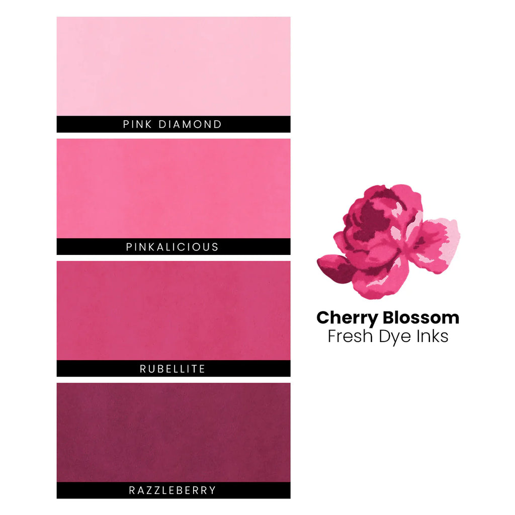 Altenew Cherry Blossom Fresh Dye Ink Pad Set pinks