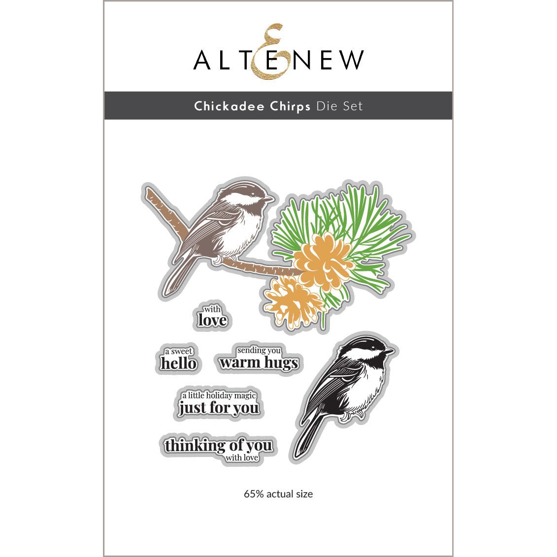 Altenew Chickadee Chirps Press Plate and Die Set product image 2