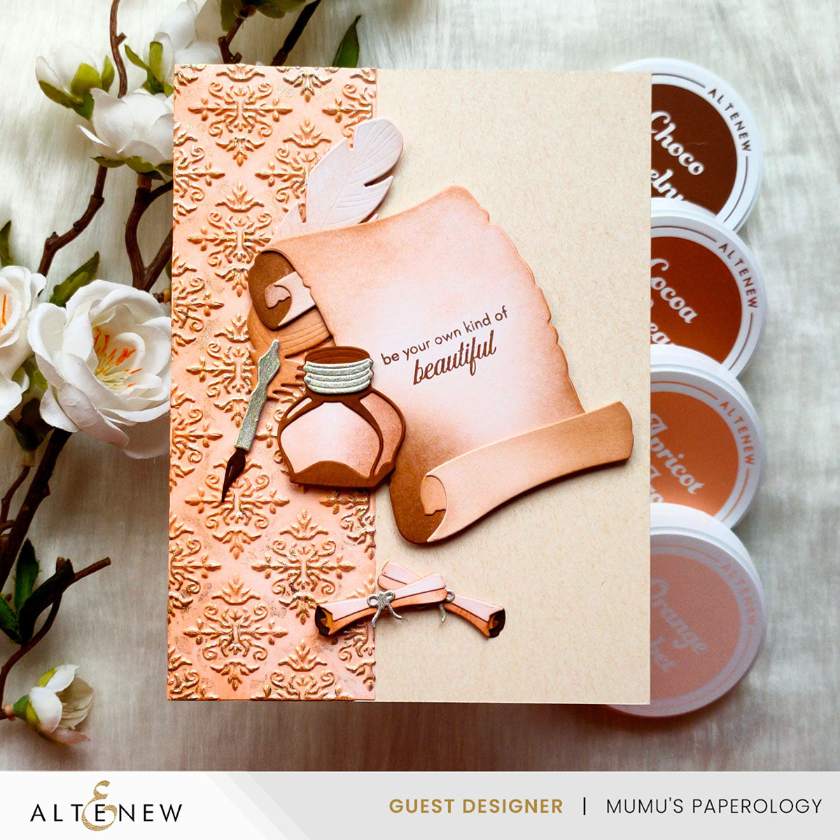 Altenew Choco Hazelnut Fresh Dye Ink Pad alt10188 quill