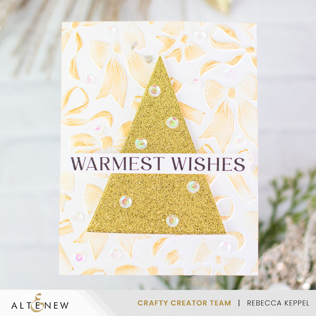Altenew Citrine Glitter Cardstock Pack alt10759 warm wishes