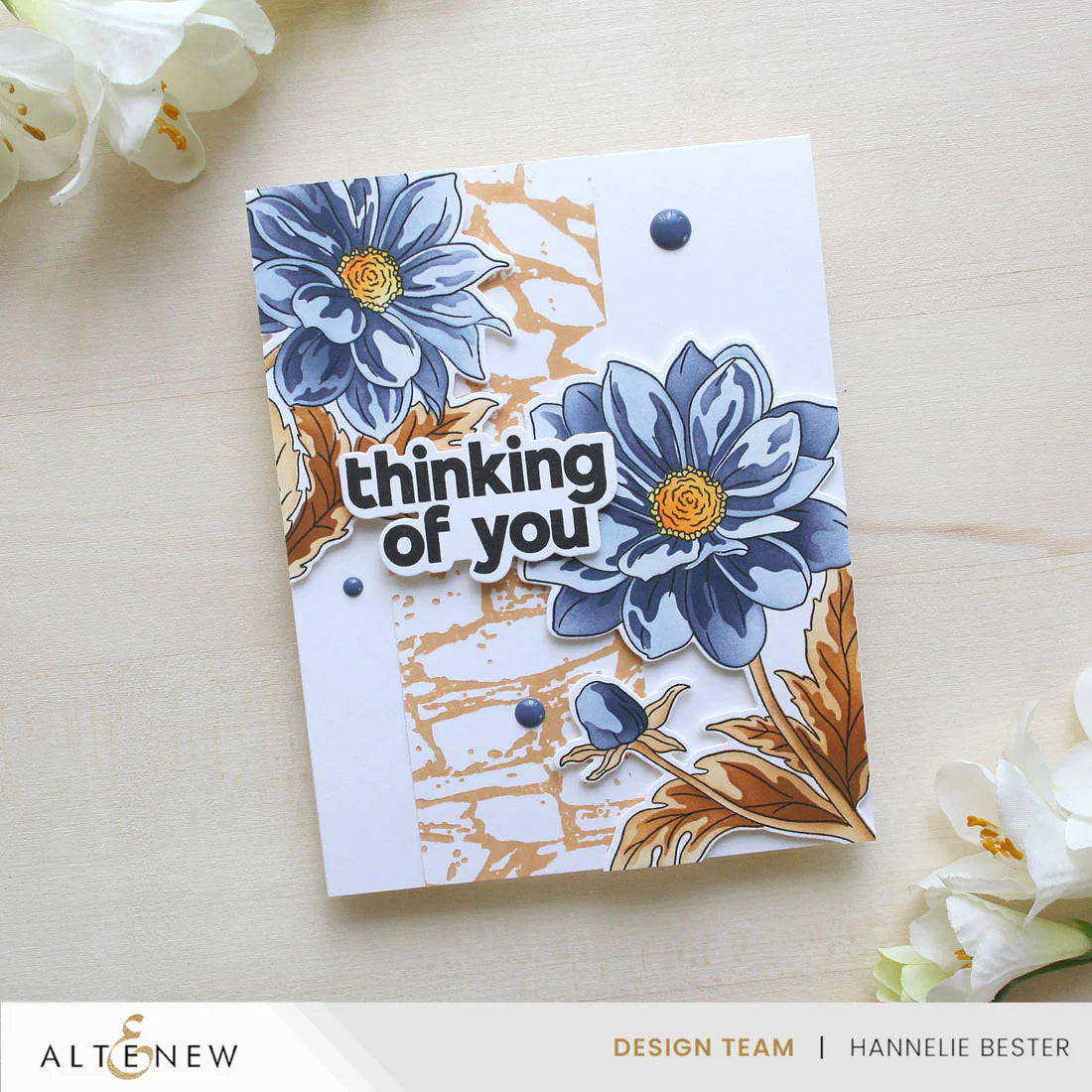 Altenew Cloudy Sky Fresh Dye Ink Pad alt8527 thinking of you