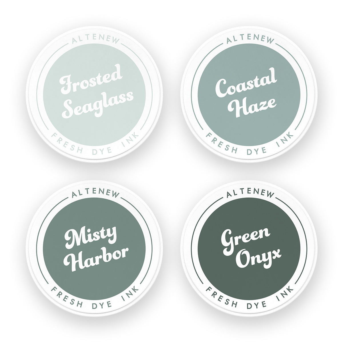 Altenew Coastal Mist Fresh Dye Ink Pad Set