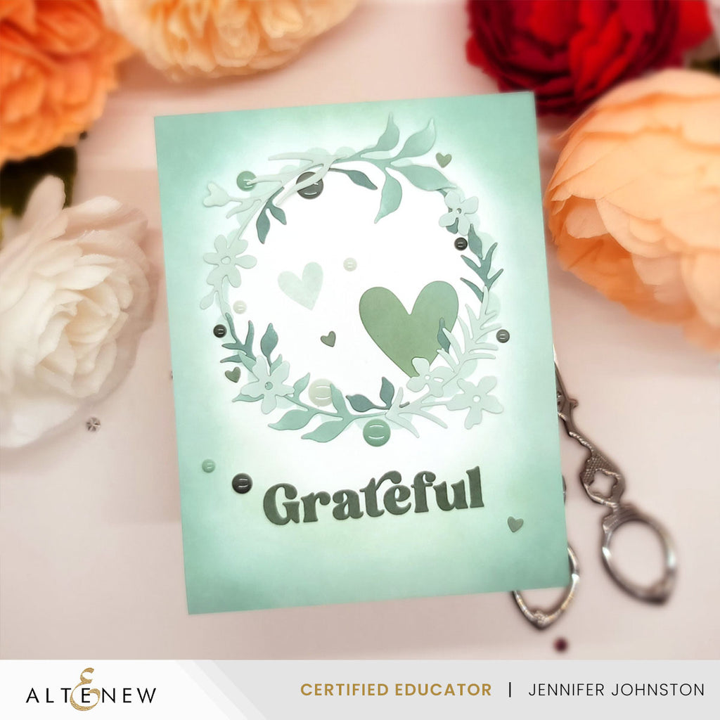 Altenew Coastal Mist Fresh Dye Ink Pad Set grateful