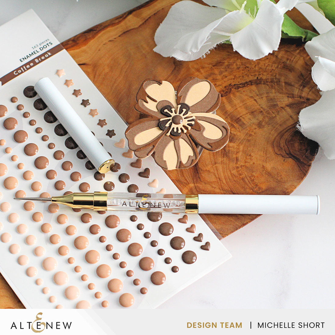 Altenew Coffee Break Enamel Dots alt10452 product image