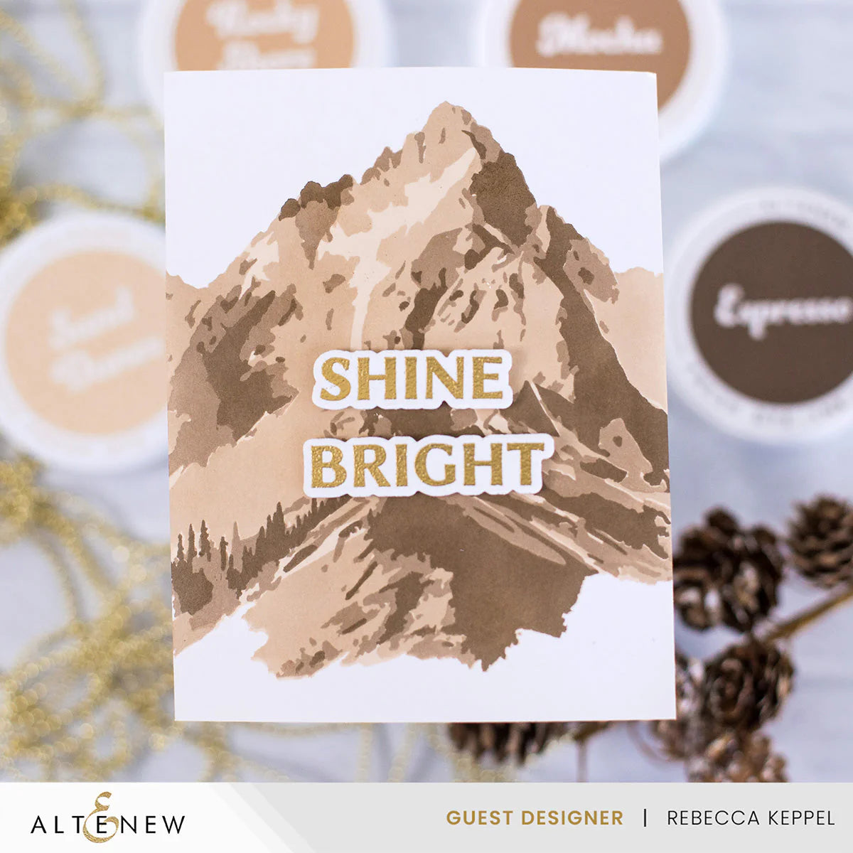 Altenew Coffee Break Fresh Dye Ink Pad Set alt8283bn shine bright