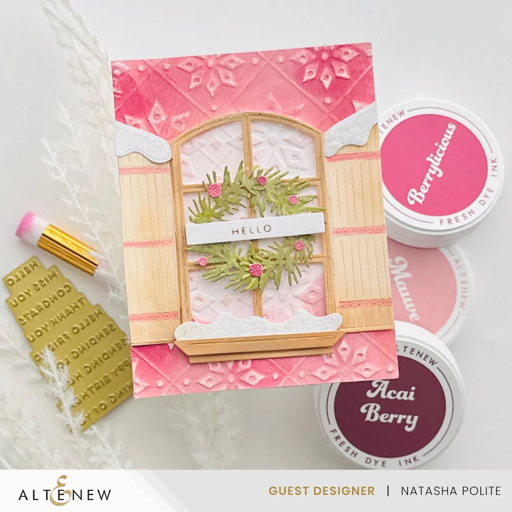 Altenew Coffee Break Fresh Dye Ink Pad Set alt8283bn window