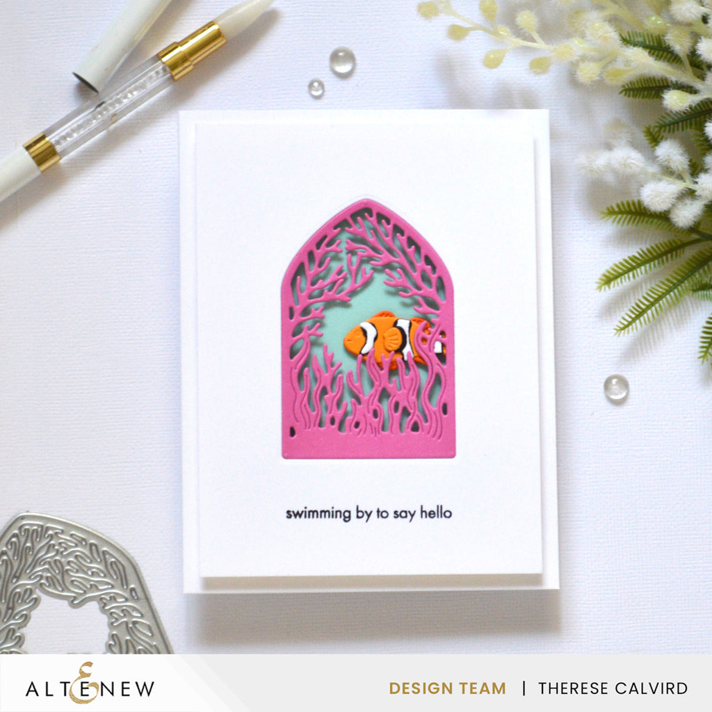 Altenew Coral Arch Dies alt11434 clown fish