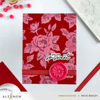 Altenew Coral Berry Wax Beads alt10520 flowers