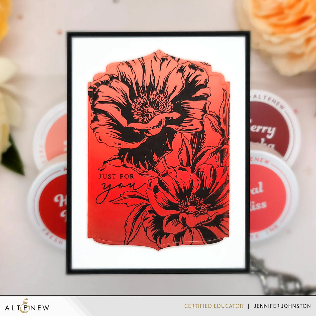 Altenew Coral Bliss Fresh Dye Ink Pad alt8416 flowers
