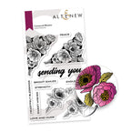 Altenew Cornered Blooms Clear Stamps alt10876