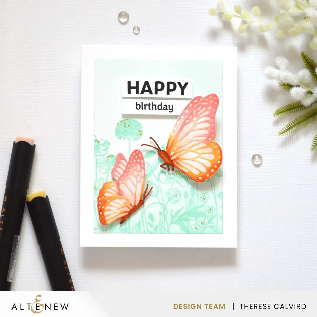 Altenew Cottage Garden Artist Alcohol Marker Set N alt10327 butterflies