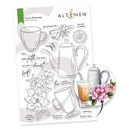 Altenew Cozy Mornings Clear Stamp Die and Stencil Set product image 1