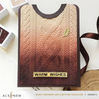 Altenew Cozy Sweater 3D Embossing Folder alt10981 warm wishes