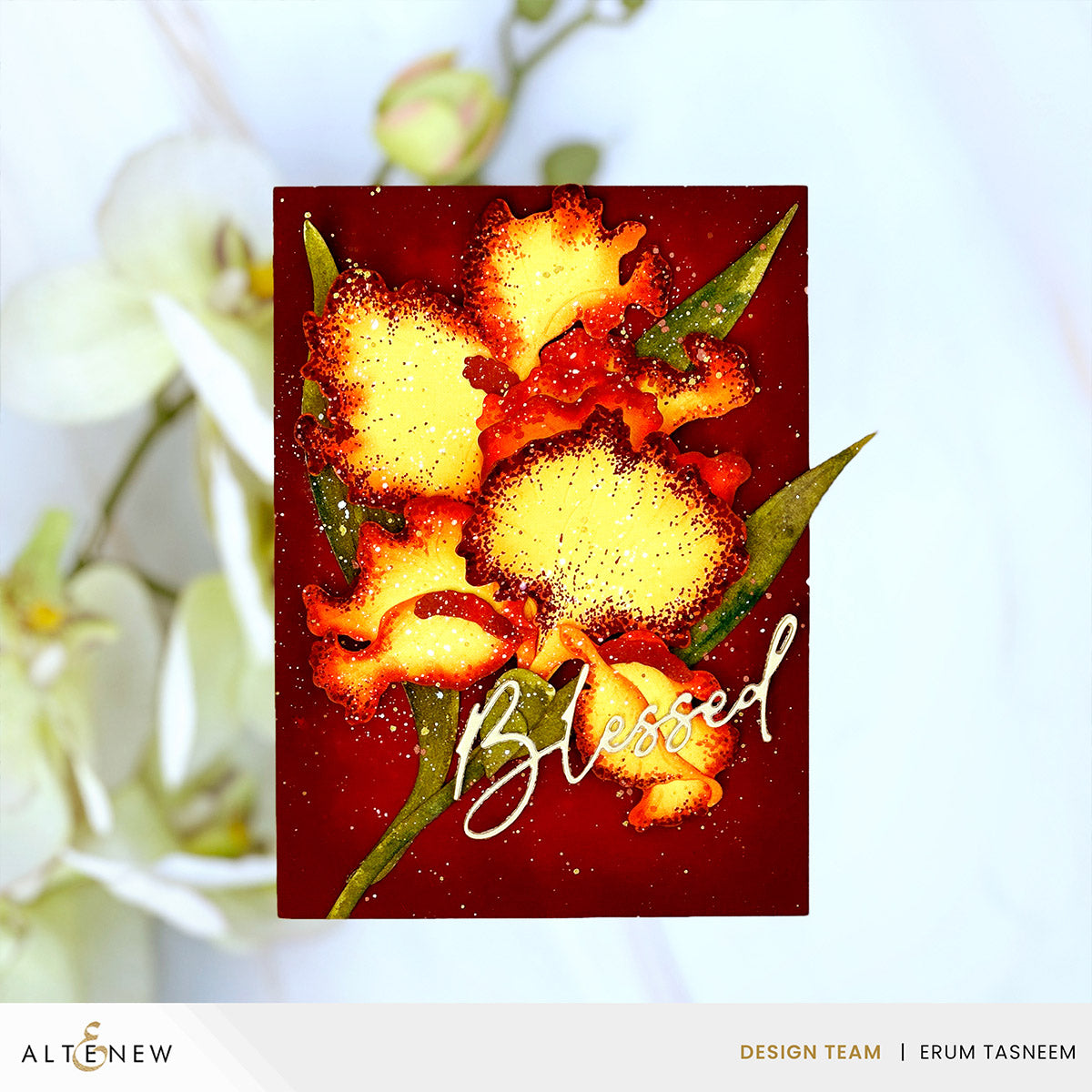 Altenew Craft-A-Flower Bearded Iris Layering Dies alt10688 fire