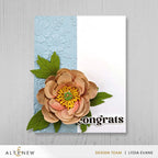 Altenew Craft-A-Flower Coral Charm Peony Layering Dies alt11058 congrats