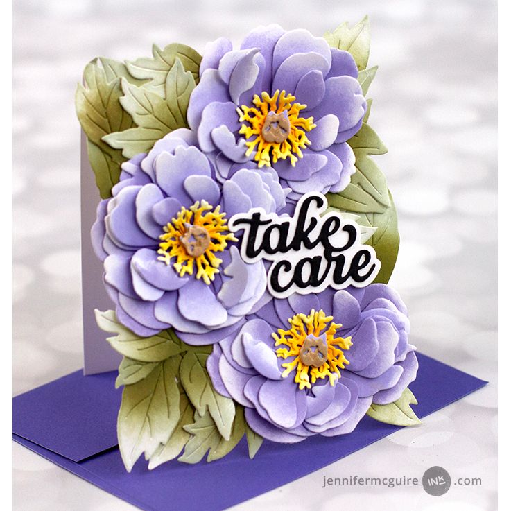 Altenew Craft-A-Flower Coral Charm Peony Layering Dies alt11058 take care | color-code:ALT01