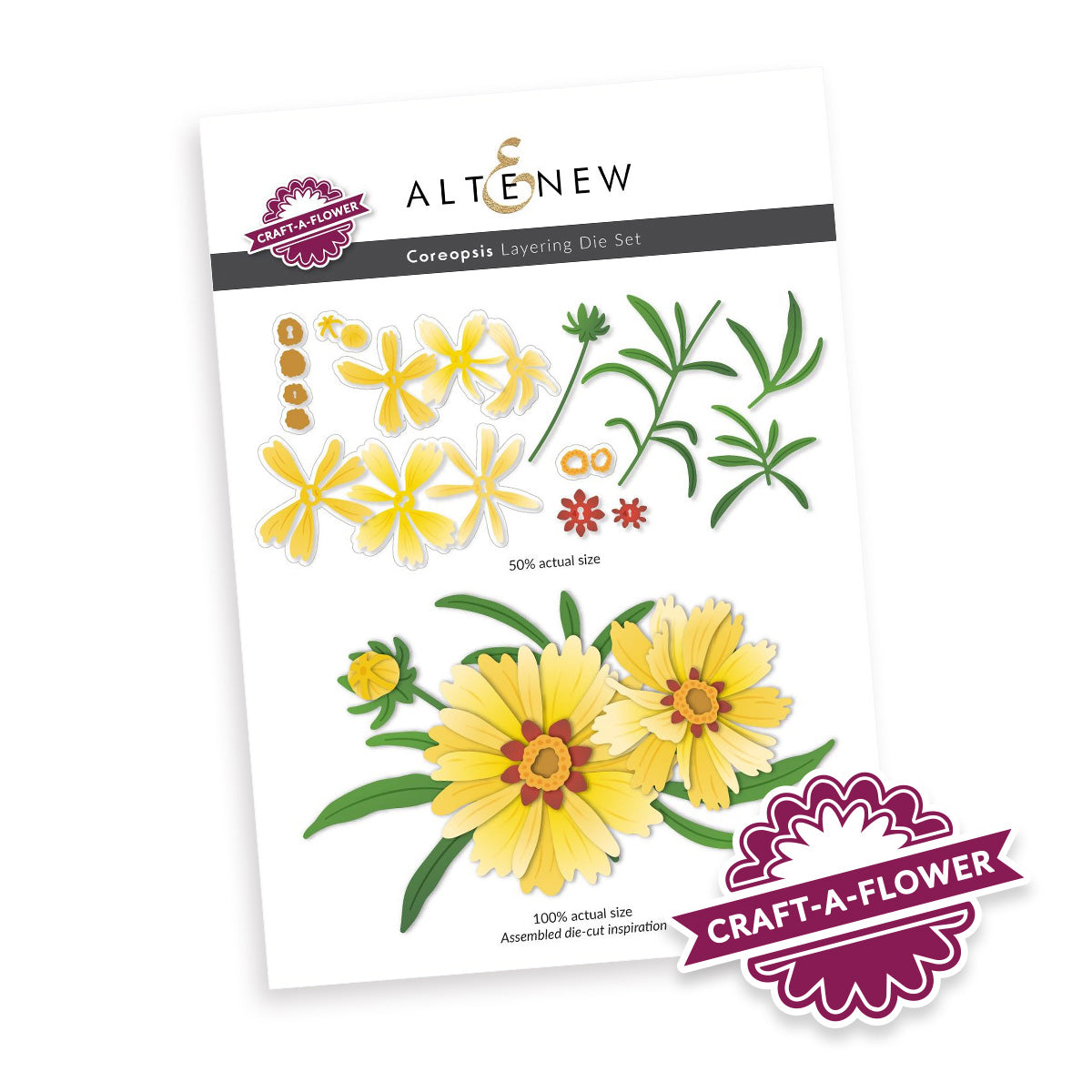 Altenew Craft-A-Flower Coreopsis Layering Dies alt10566